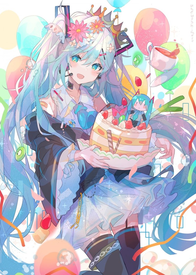 【P站美图】MIKU酱生日快乐!2022初音未来15周年生日壁纸特辑