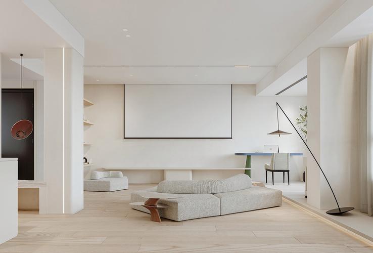 客厅投影仪背景怎么弄好看?