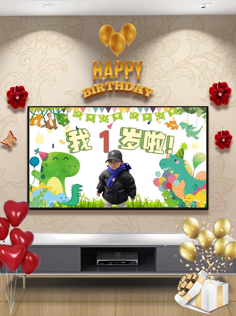 生日快乐背景图片高清投屏图1