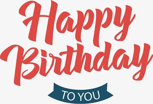 海报生日设计模板-英语生日海报简单型