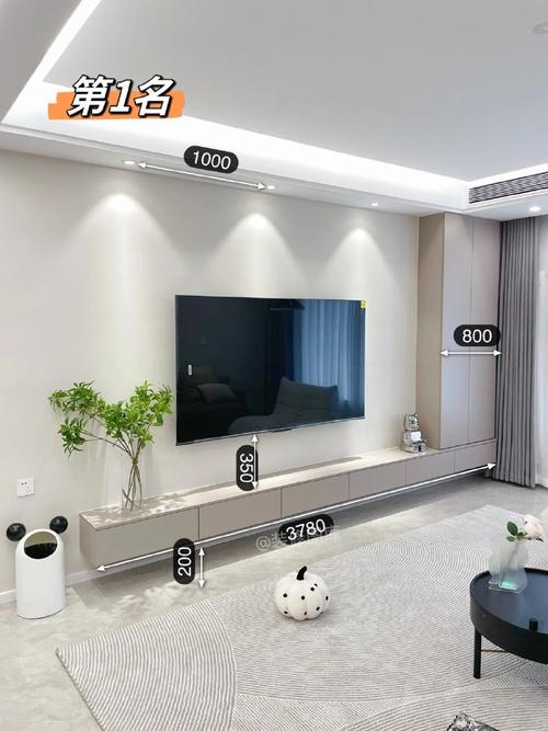 简单大气的背景墙效果图木板图1