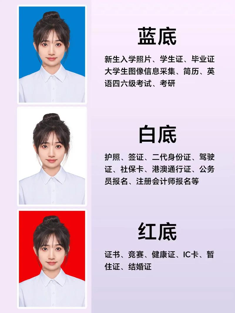 证件照片为什么要求红底,白底,蓝底的?