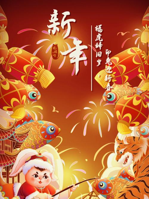新年海报设计-如何制作新年海报