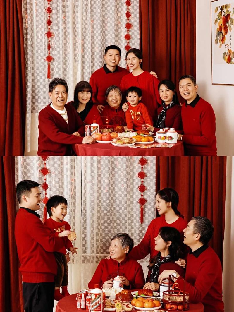 拍照新年背景图3