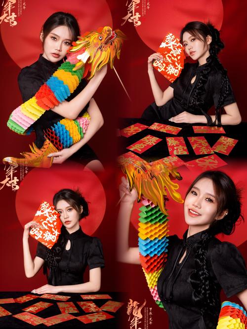 新年拍照背景图对联怎么写