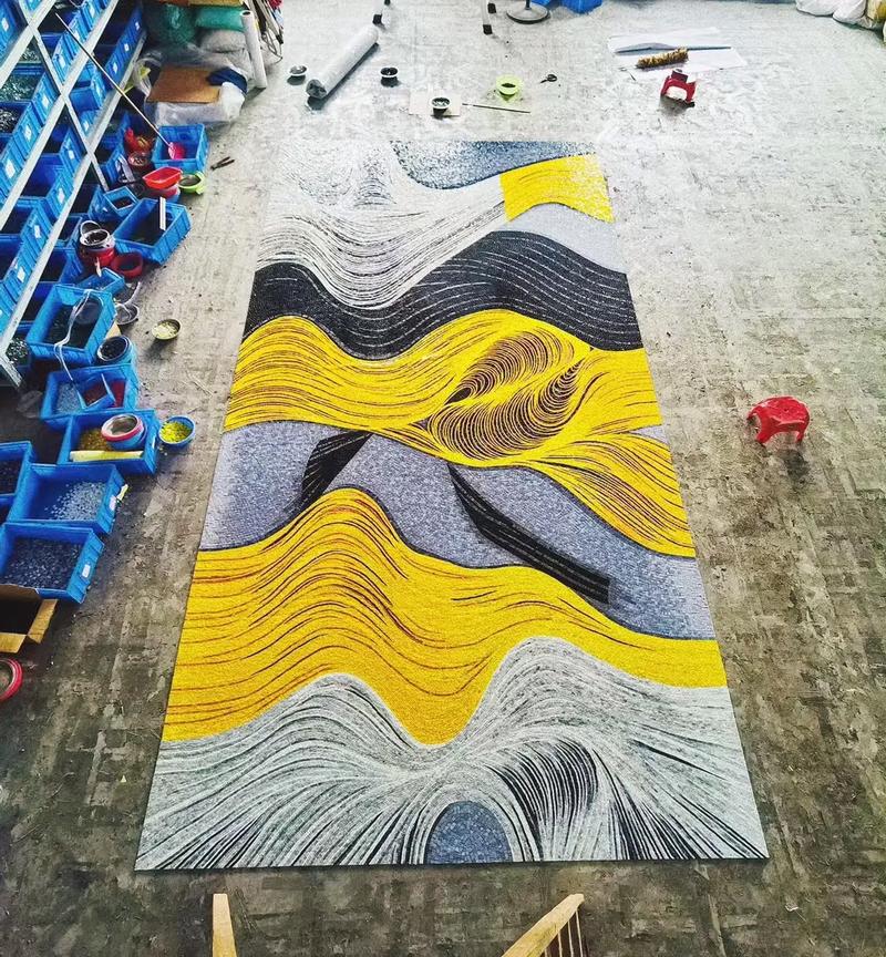 马赛克拼图背景墙