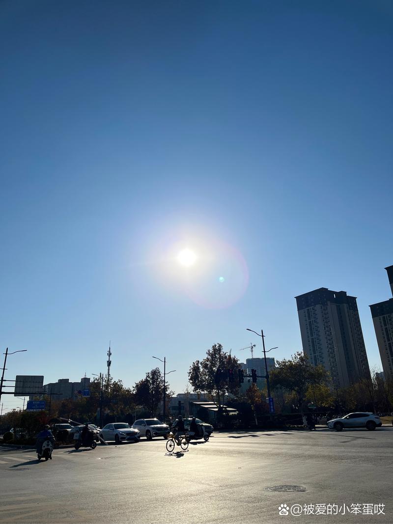 手机拍太阳为什么屏幕中间出现个淡蓝色小点?