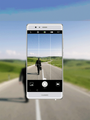 华为手机相机九宫格设置