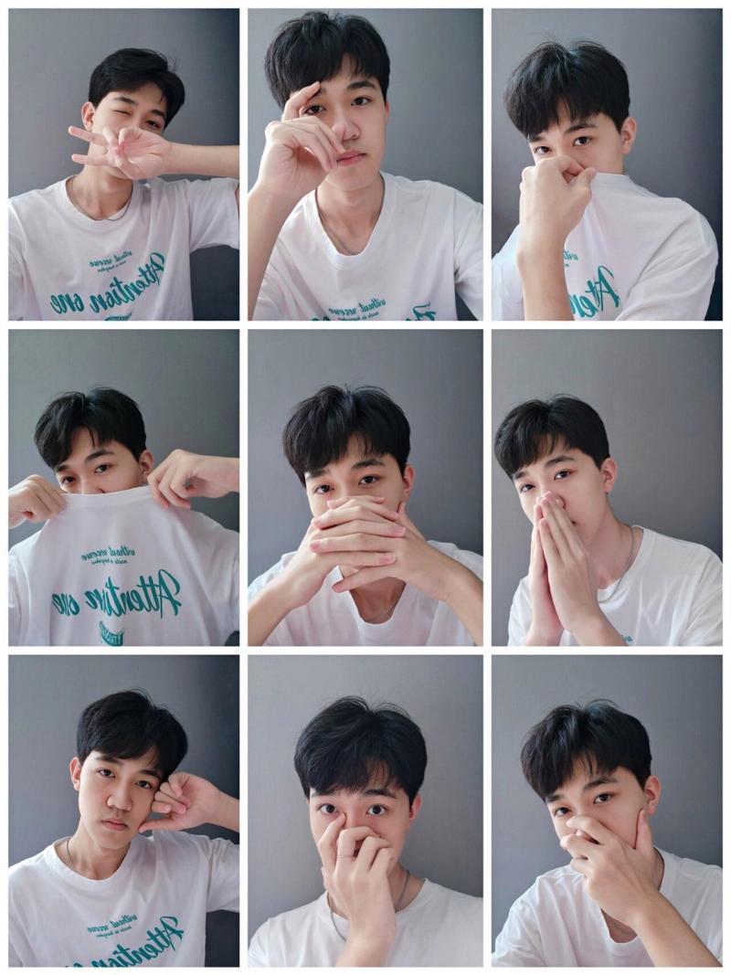 手机自拍怎么拍好看男生图2