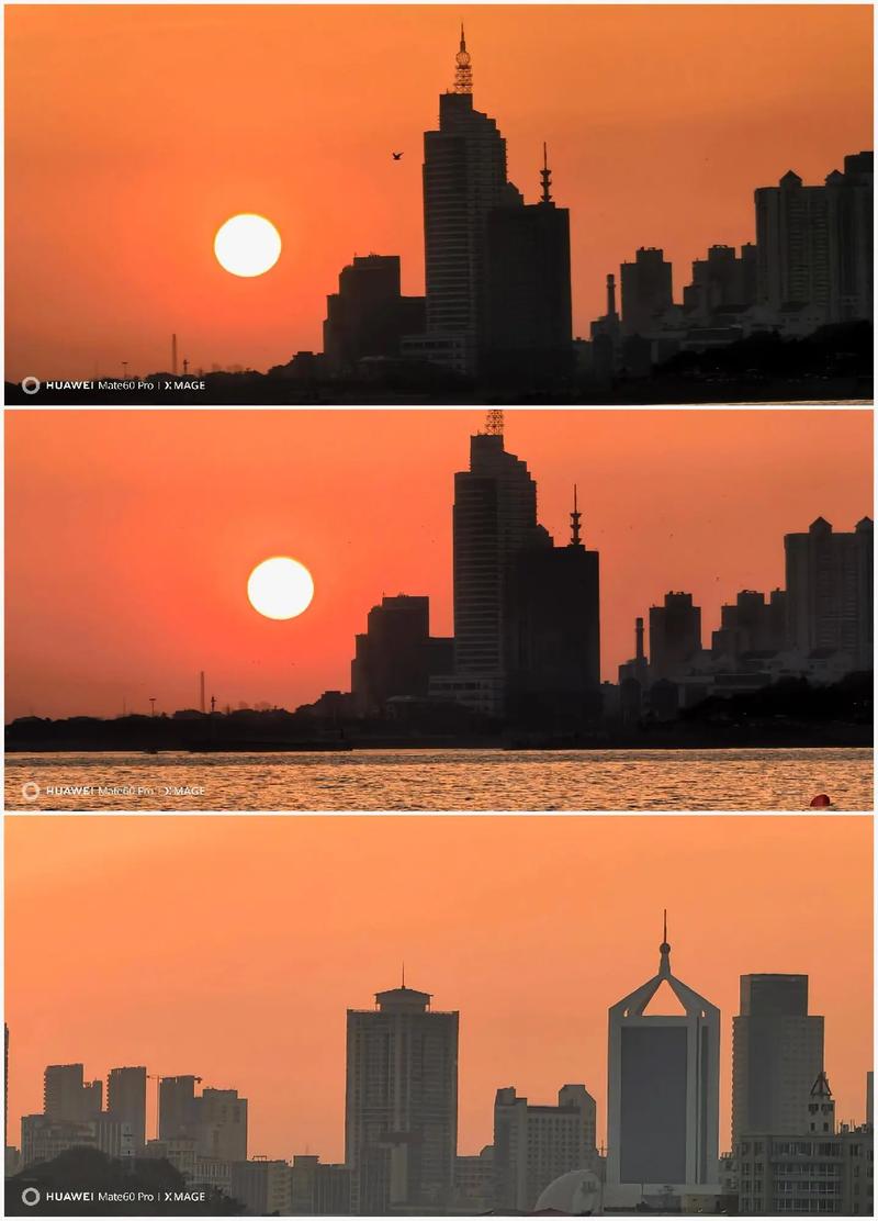 华为手机如何拍夕阳